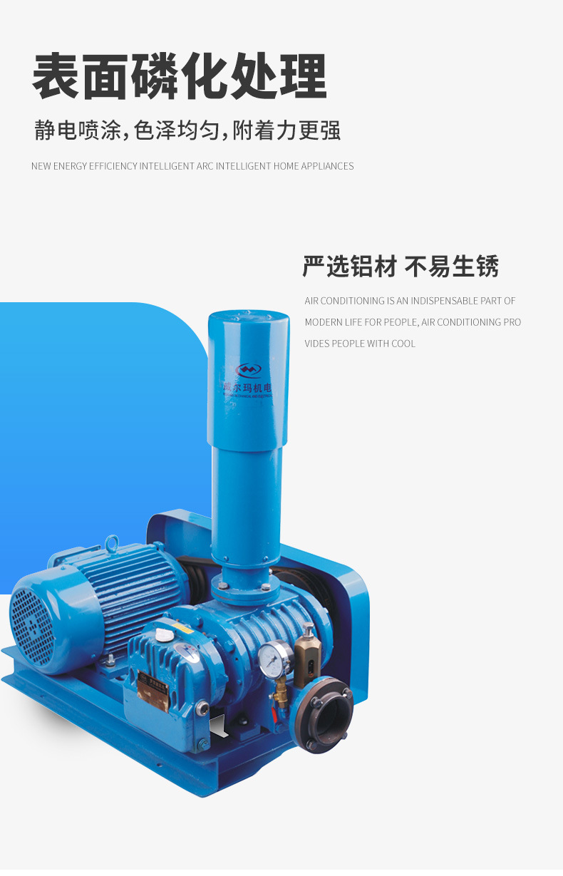 水产养殖罗茨鼓风机详情图2